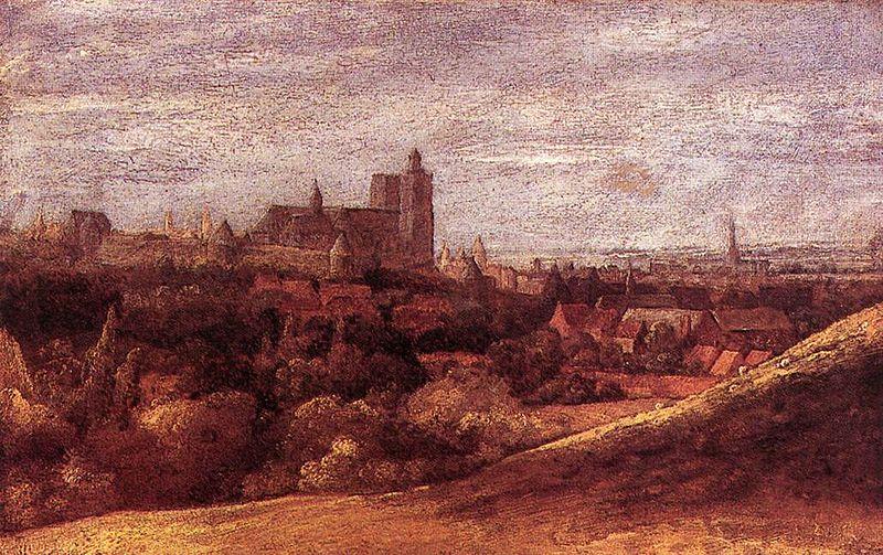 Hercules Seghers View of Brussels from the North-East China oil painting art